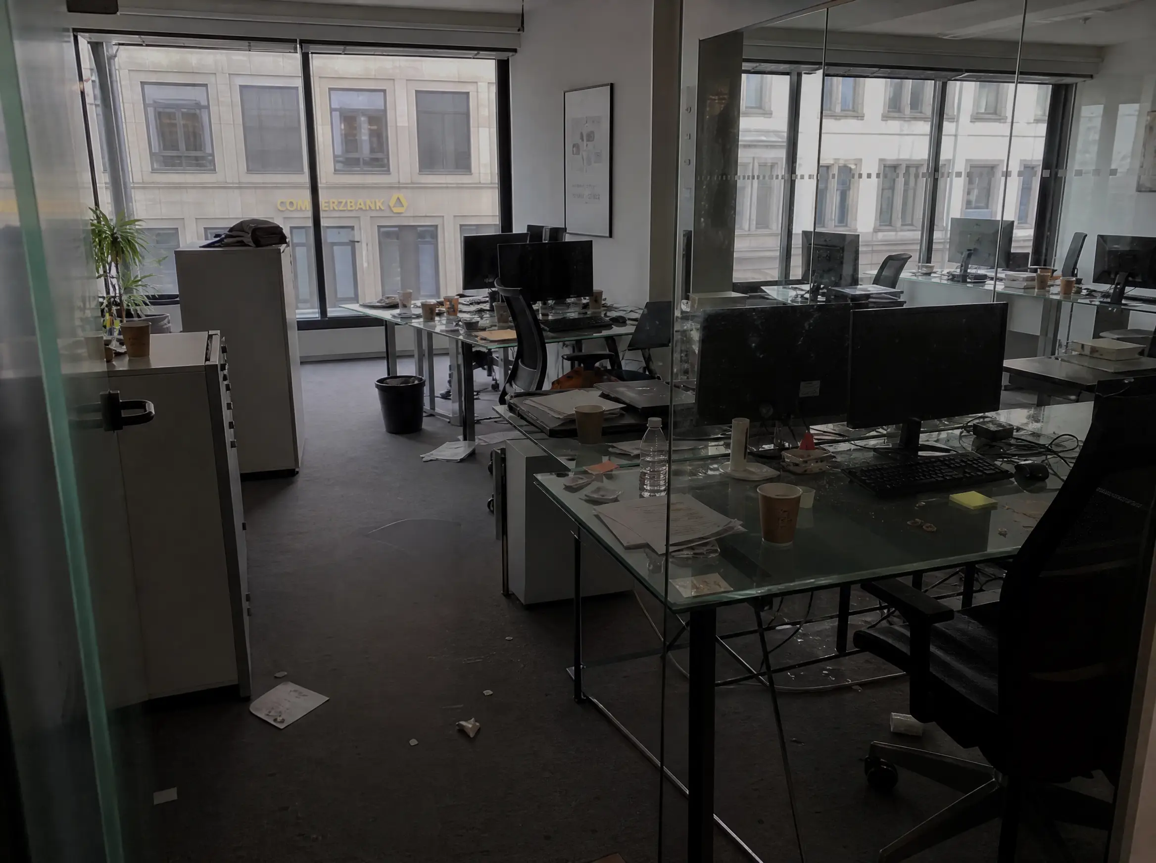 Vorher: Großraumbüro Stuttgart-Mitte